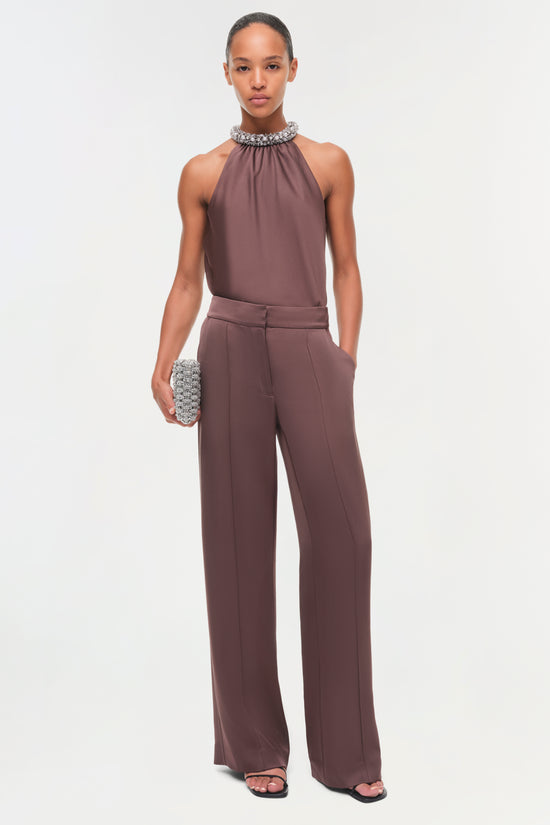 Kyra Satin Wide Leg Pant