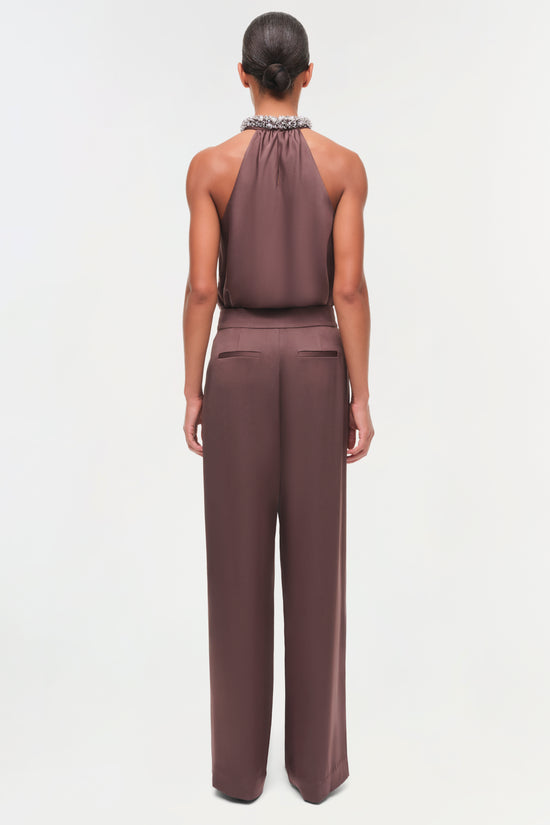 Kyra Satin Wide Leg Pant