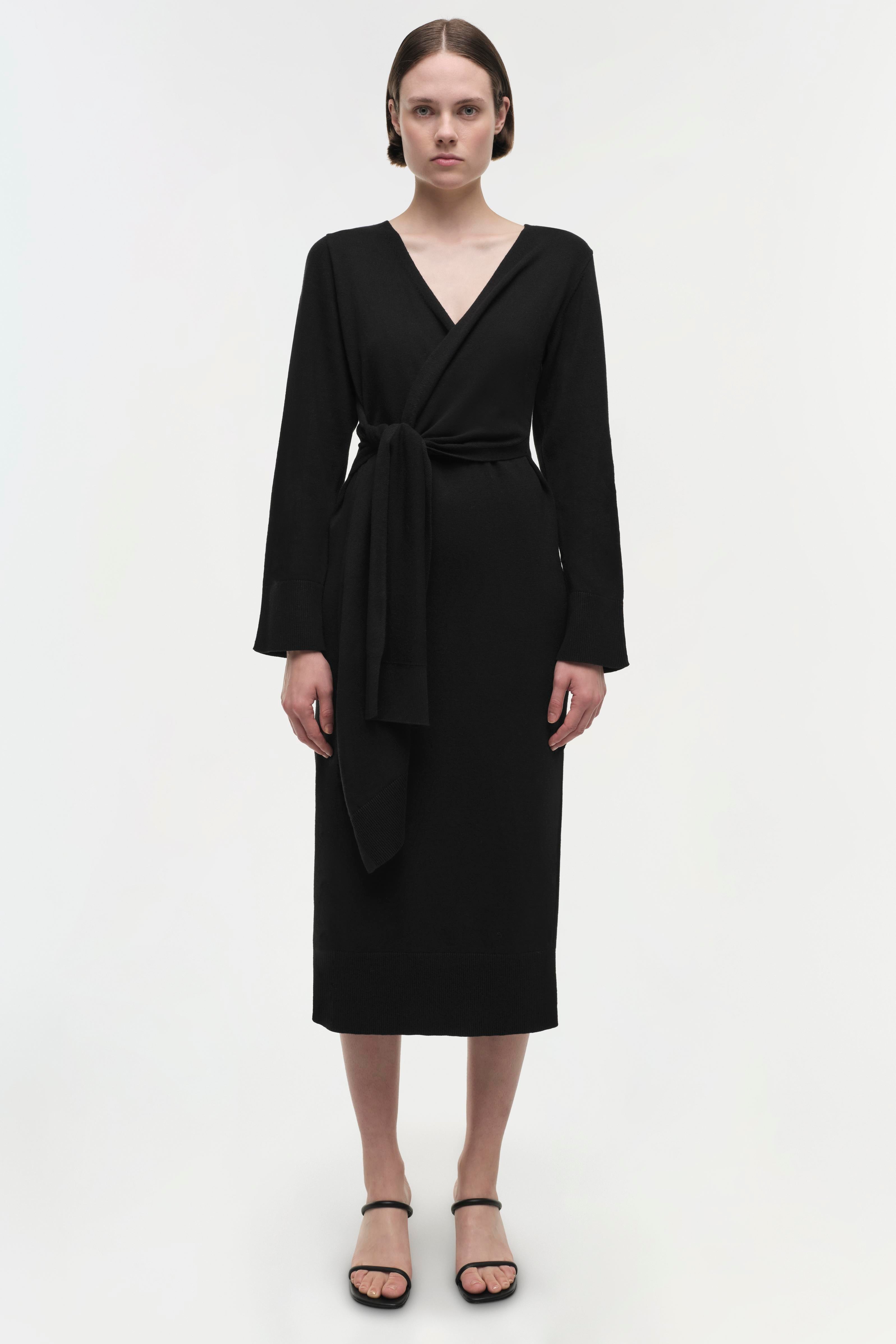 Skyla Cotton Cashmere Dress – SIMKHAI Skyla Cotton Cashmere Dress – SIMKHAI