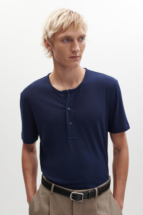 Glen Ribbed Henley