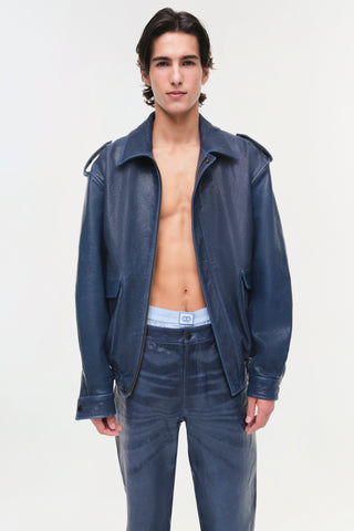 Gideon Leather Flight Jacket