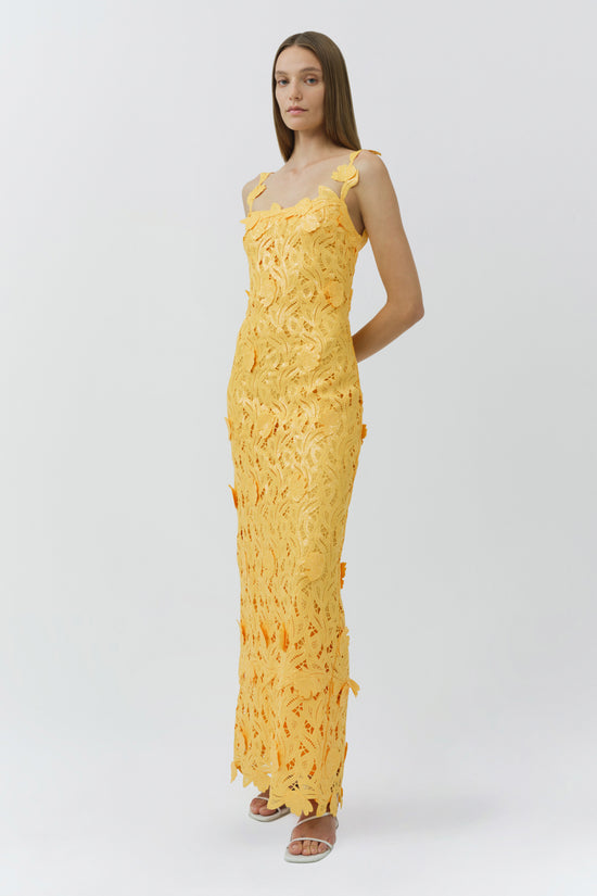 Marenna Embroidered Sequin Gown