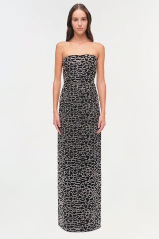 Reign Strapless Sequin Bustier Gown