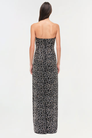 Reign Strapless Sequin Bustier Gown
