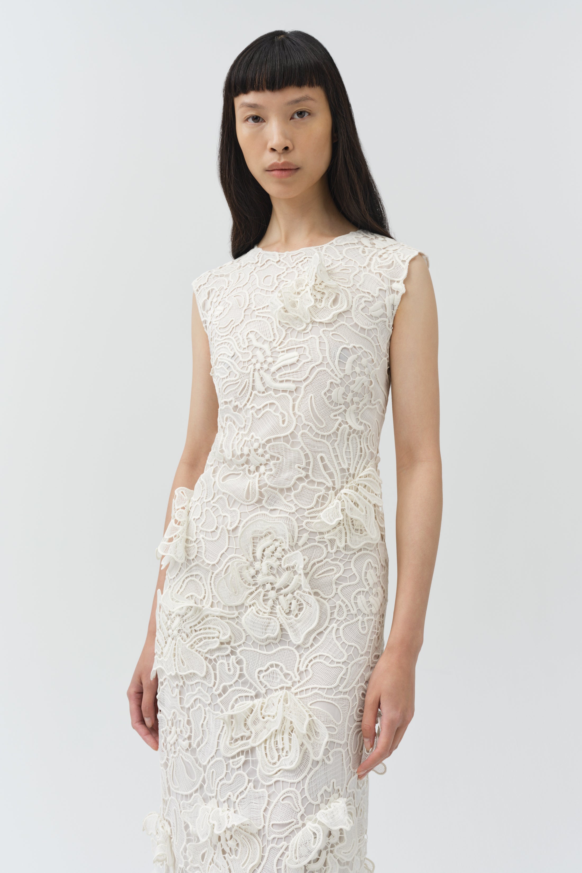 Dahlia Lace Midi Dress SIMKHAI Dahlia Lace Midi Dress SIMKHAI