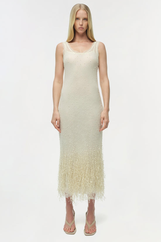 Irisa Lace Midi Dress