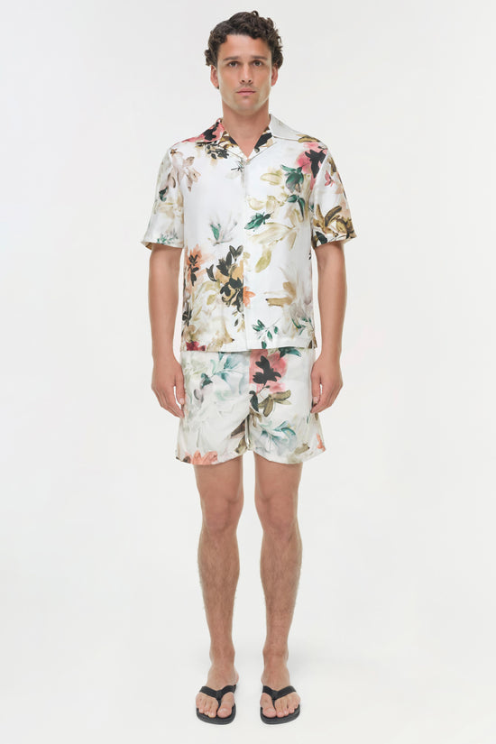 Lowell Floral Printed Swim Shorts