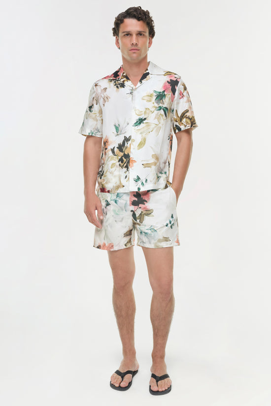 Lowell Floral Printed Swim Shorts