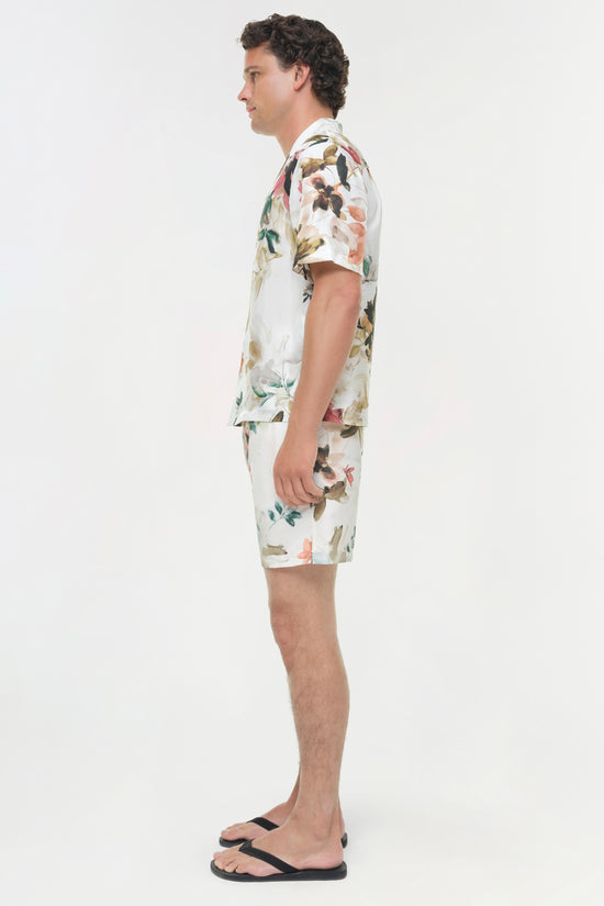 Lowell Floral Printed Swim Shorts