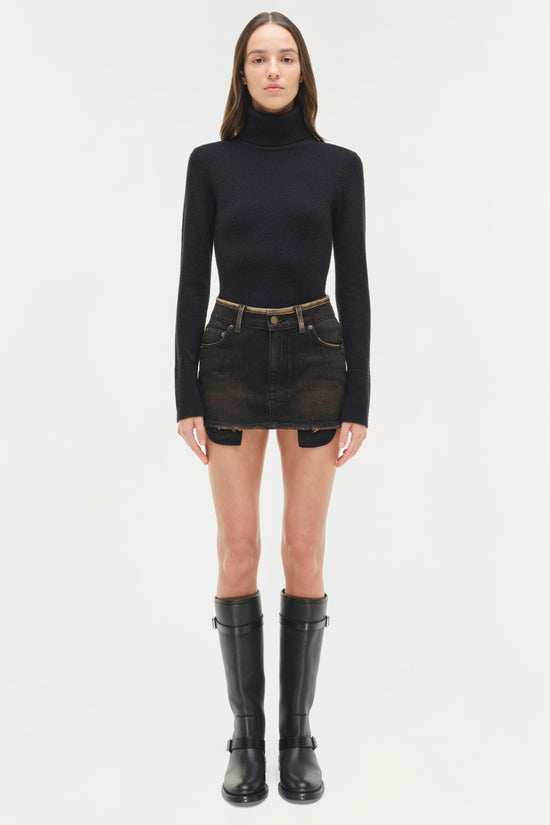 Sally Denim Mini Skirt