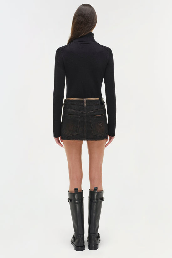 Sally Denim Mini Skirt