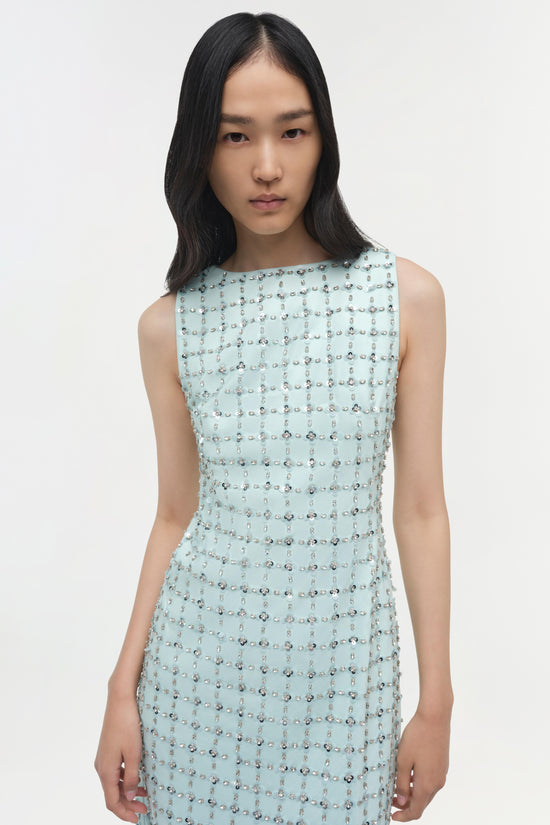 Claudia Embellished Midi Dress