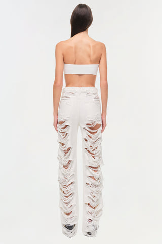 Erie High Waist Distressed Pant