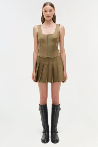 Rives Pleated Mini Skort