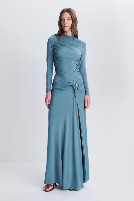 Eleanora Draped Jersey Gown