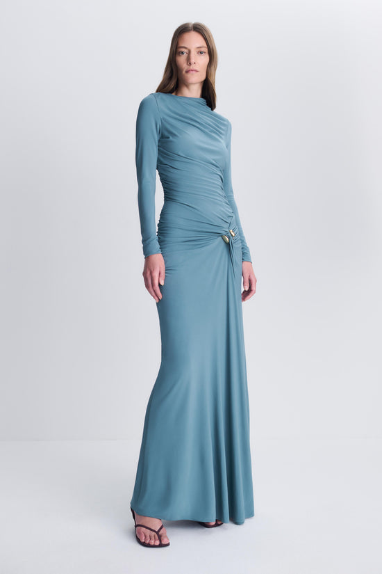 Eleanora Draped Jersey Gown