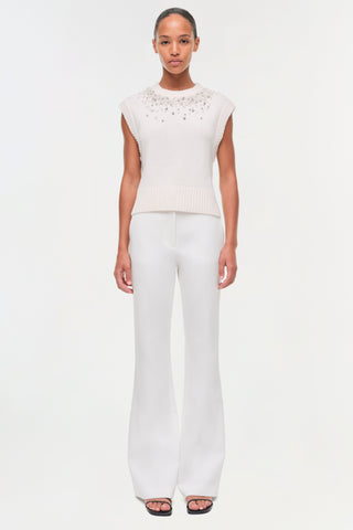 Candra Embellished Knit Vest