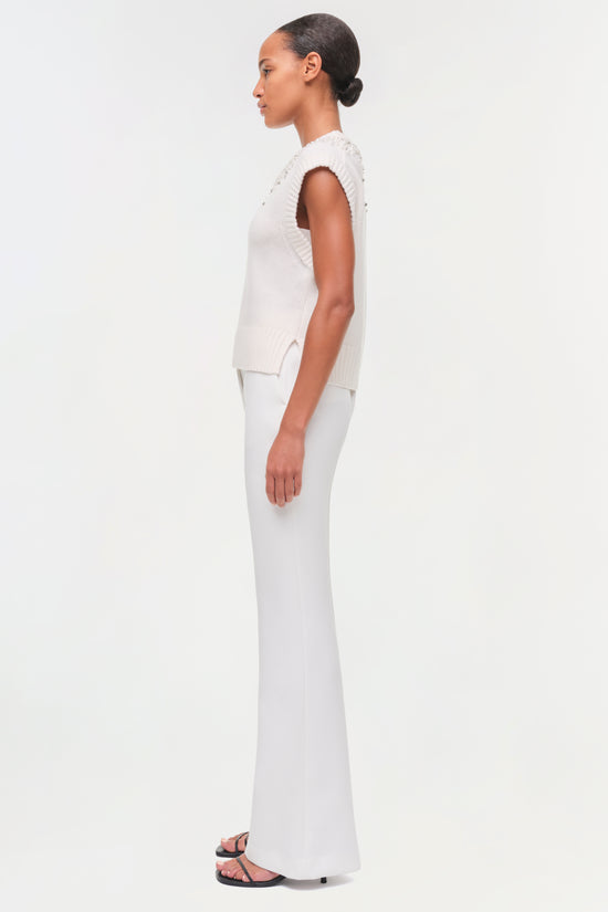 Candra Embellished Knit Vest