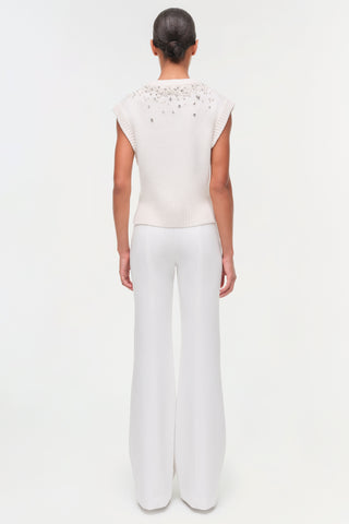 Candra Embellished Knit Vest