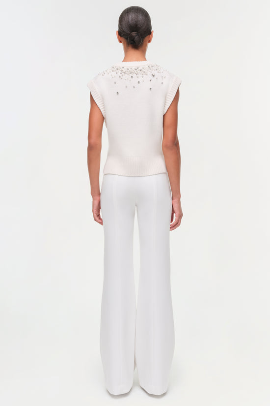 Candra Embellished Knit Vest