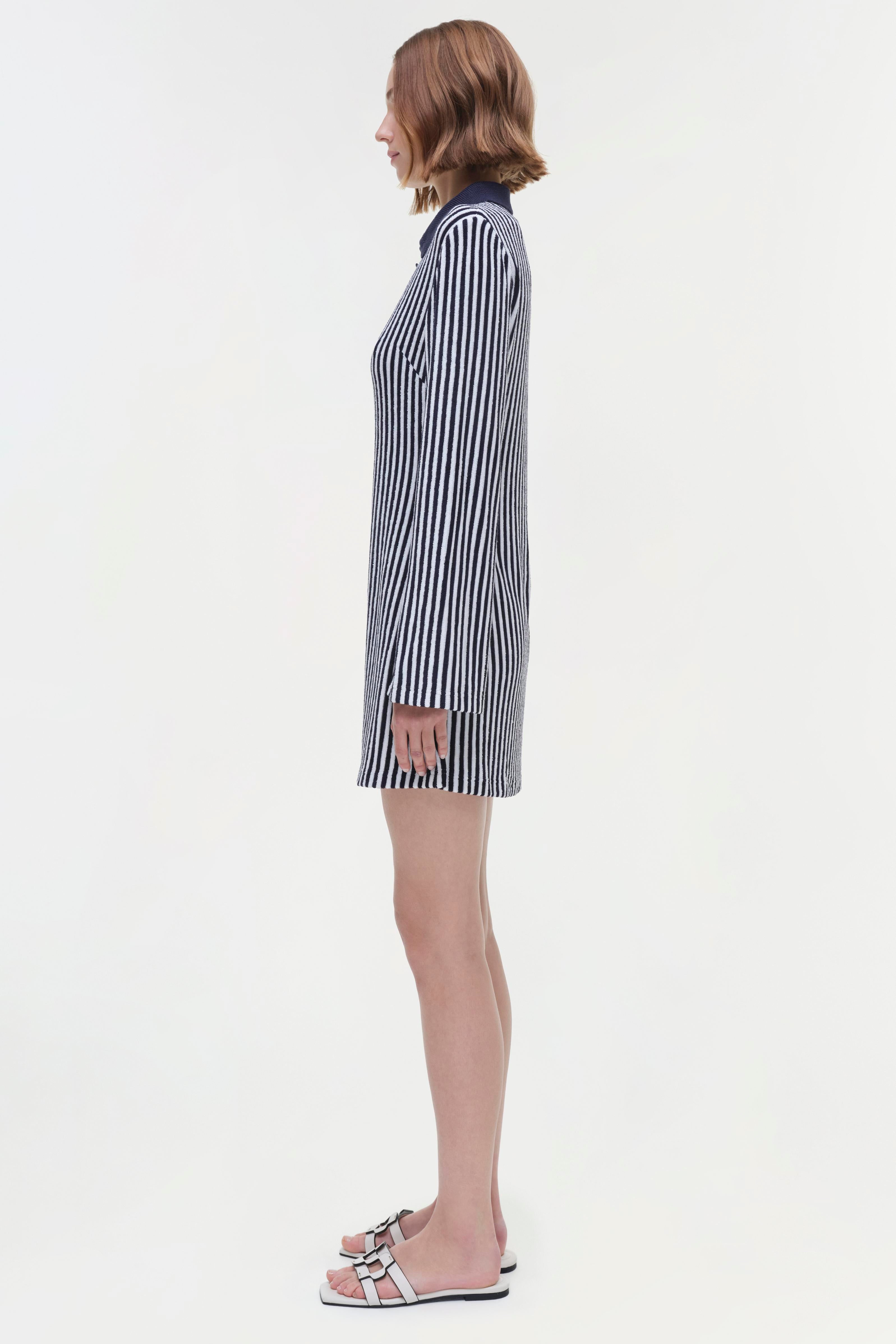 GANT STRIPED T-SHIRT DRESS - Vestito di maglina - classic blue/blu GANT STRIPED T-SHIRT DRESS - Vestito di maglina - classic blue/blu
