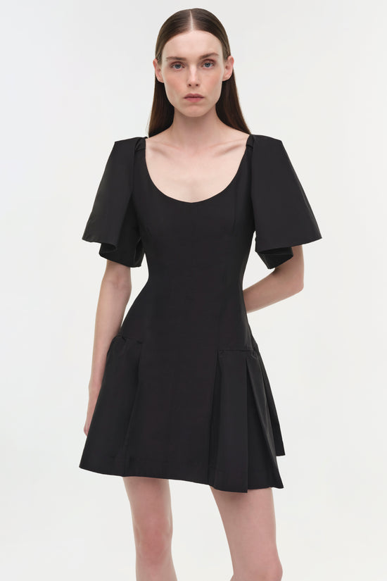 Hattie Cotton Faille Mini Dress