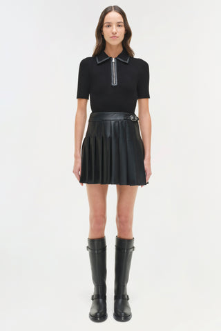 Linnie Knit Combo Midi Dress