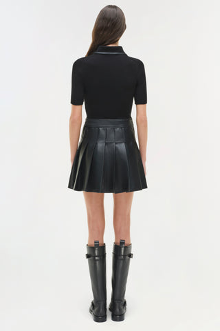 Linnie Knit Combo Midi Dress