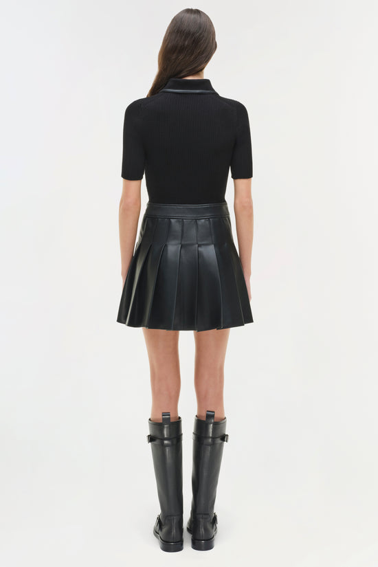 Linnie Knit Combo Mini Dress