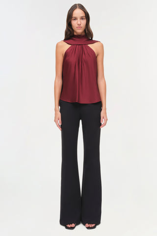 Scarlett Satin Cape Top