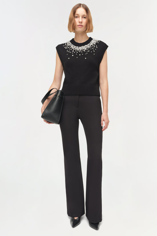 Candra Embellished Knit Vest