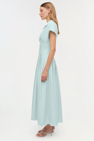 Farlow Cotton Faille Midi Dress