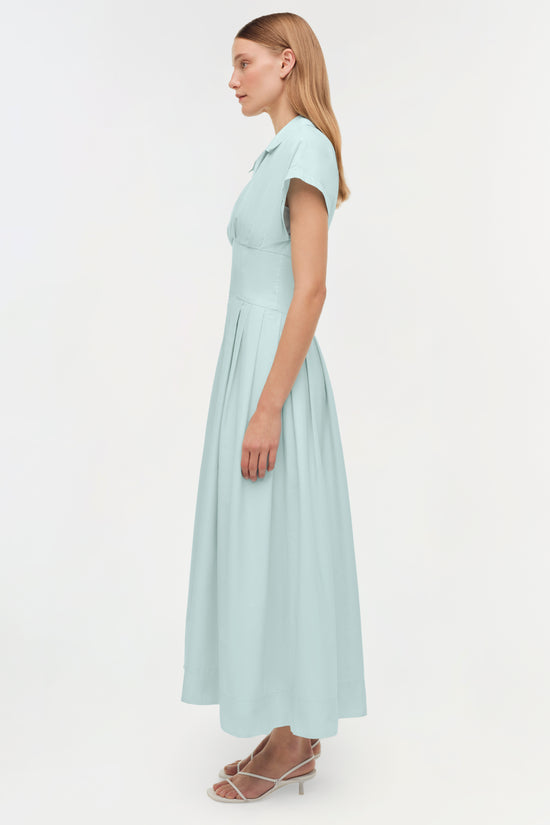 Farlow Cotton Faille Midi Dress