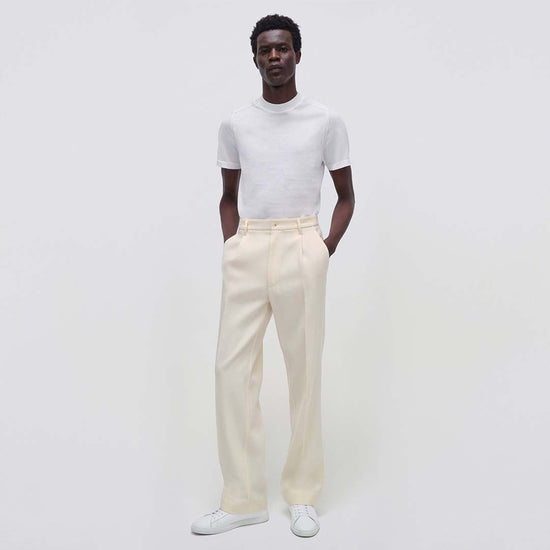 Ivory Kellyn Short Sleeve Crewneck Top - SIMKHAI