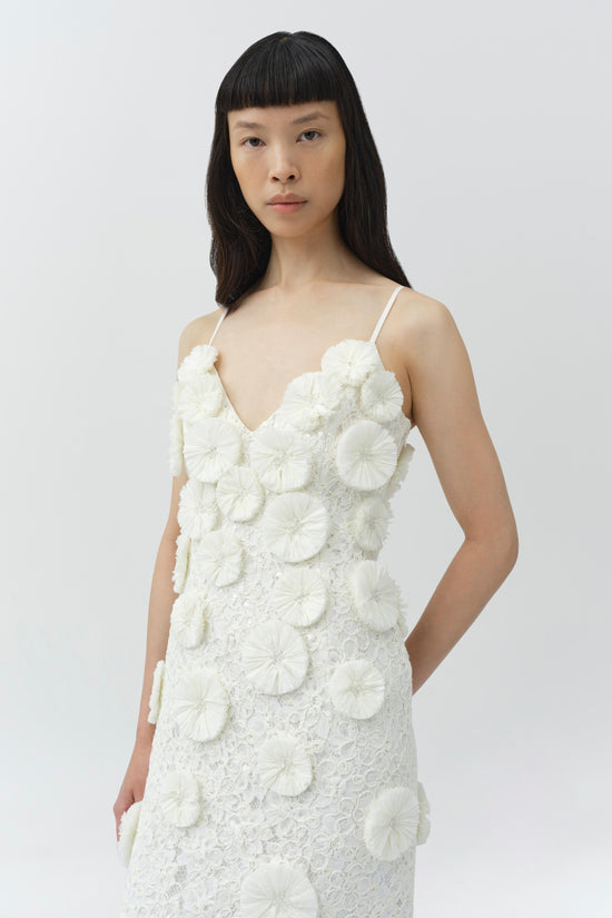 Maven Floral Raffia Gown
