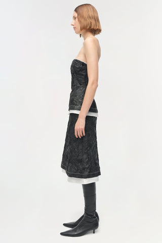 Vionna Jacquard Midi Skirt