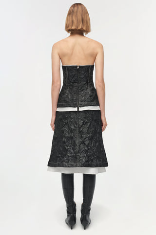 Vionna Jacquard Midi Skirt