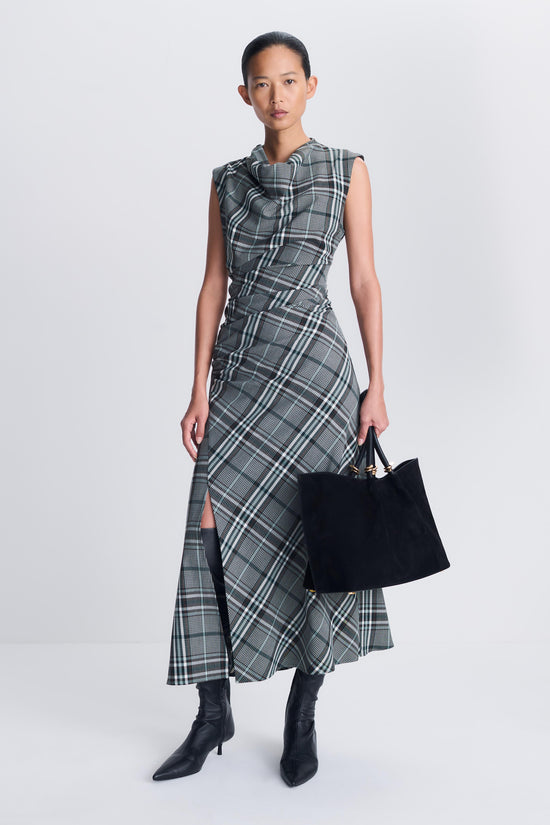 Burke Draped Midi Dress