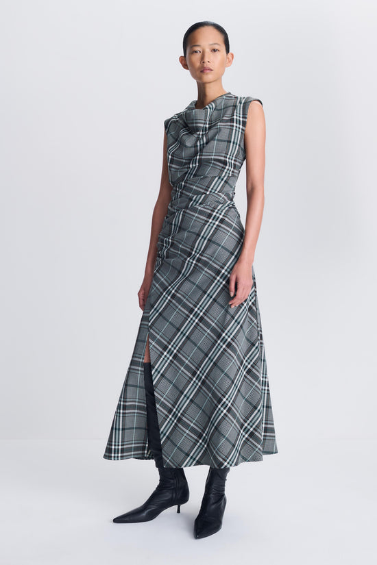 Burke Draped Midi Dress