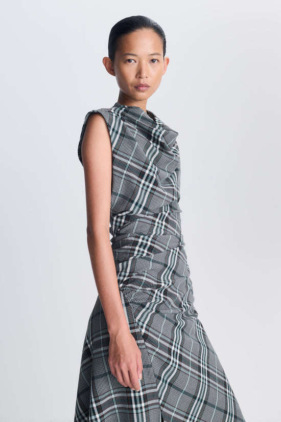 Burke Draped Midi Dress