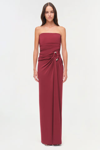 Emma Strapless Jersey Gown