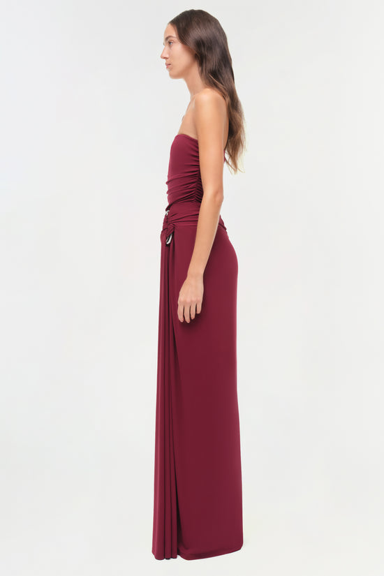 Emma Strapless Jersey Gown