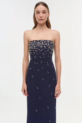 Reign Embellished Strapless Gown