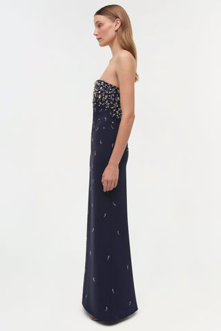 Reign Embellished Strapless Gown