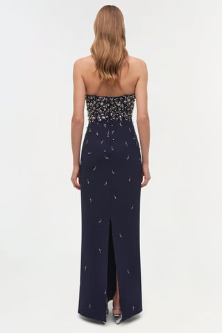 Reign Embellished Strapless Gown