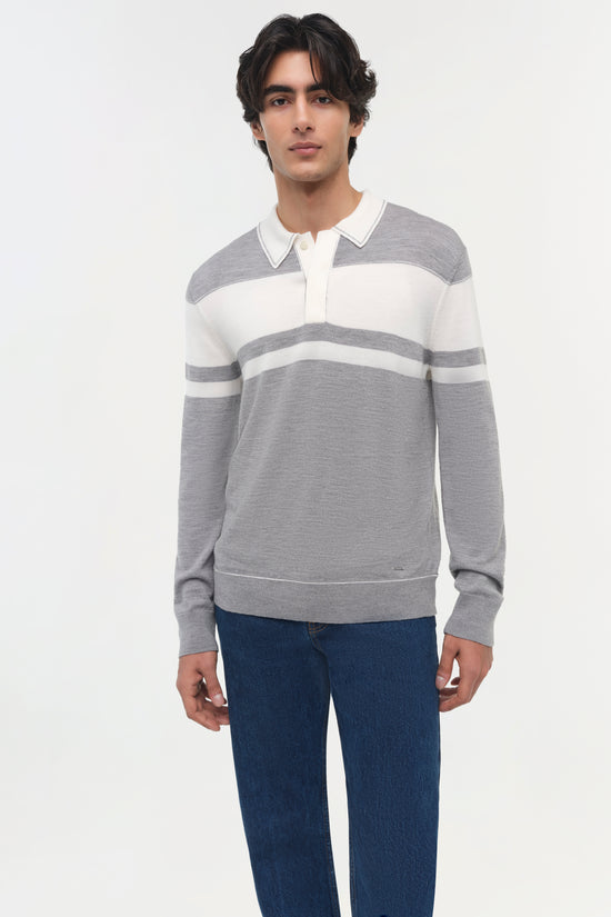 Louis Wool Stripe Sweater
