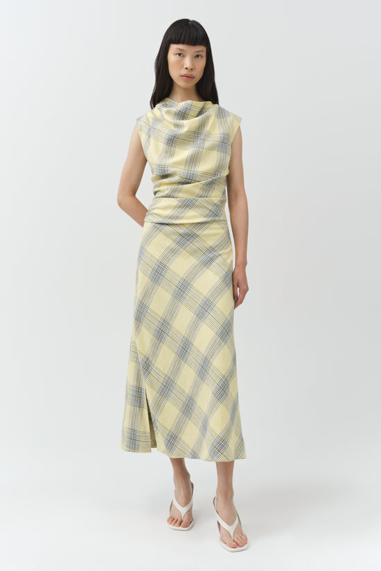 Burke Draped Midi Dress