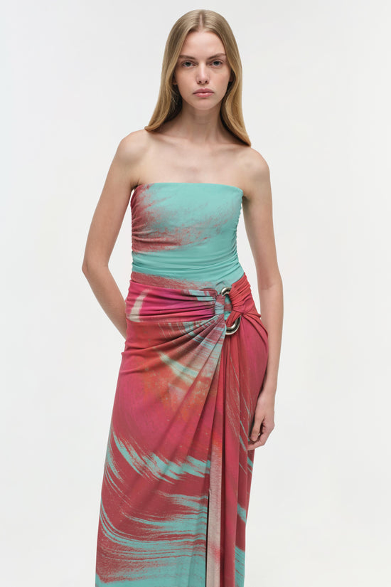 Emma Strapless Jersey Gown