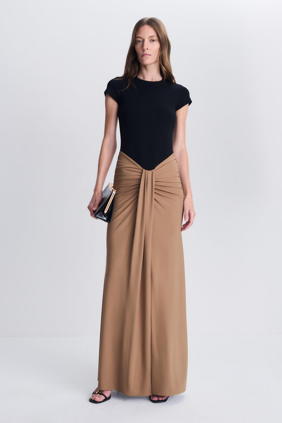 Matilde Draped Jersey Gown