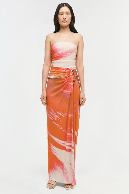 Emma Strapless Jersey Gown